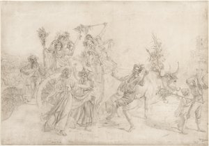 Pilgrims Returning from the Feast Day of the Madonna dell