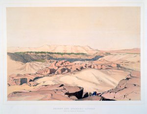 Desert and Quarries, Asouan, with the Island of Elephantine, Egypt, 19th century