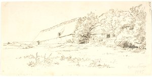 Farmhouse. Holmstrup by Lorenz Frølich
