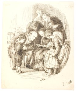 Reading Aloud. Family Group