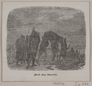 The Burial of Marsk Stig by Lorenz Frølich