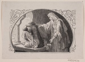 The Sheikh and His Daughter by Valdemar Thisted by Lorenz Frølich