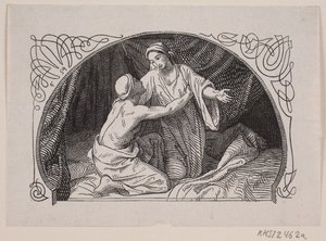 Sheiken and His Daughter by Valdemar Thisted by Lorenz Frølich