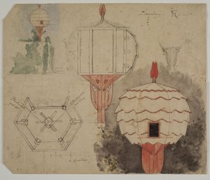 Sketch for a Dovecote by Lorenz Frølich