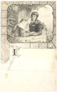 Young couple in love by Lorenz Frølich