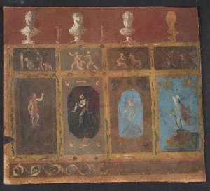Wall Decorations for Valhøj 1838/1839 by Lorenz Frølich