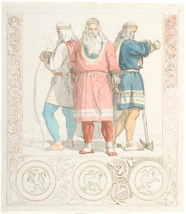 Örvar-Oddr, Holger Danske, Stærkodder by Lorenz Frølich