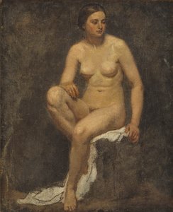 Female Nude in the Studio of Thomas Couture