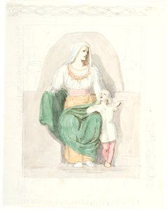 Frigga with Gersimi by Lorenz Frølich