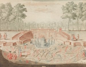 The Fountain of the Royal intertwined Name, for the pond, n.d.