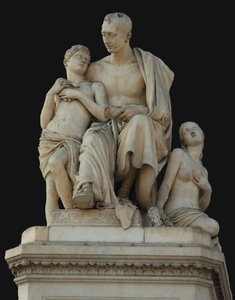 Monument to Count Nikolai Nikitich Demidov at the Piazza Demidoff in Florence, 1830-1850 by Lorenzo Bartolini