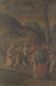 The Dance of Miriam from the Story of Moses by Lorenzo Costa