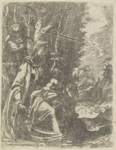 Holy Family with the Young John the Baptist in a Landscape