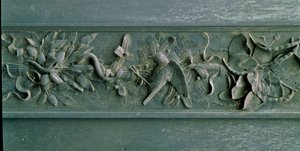Sculpted Frame, Detail of the North Gate. Low Relief Bronze