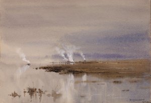 Sketch on the Potomac by Lorenzo J. Hatch