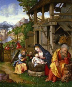 Birth of Christ. Around 1515 by Lorenzo Leonbruno