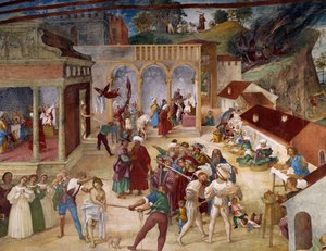 Martyrdom of Saint Barbara (detail)