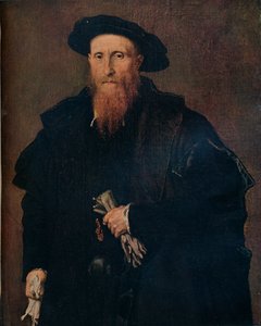 Portrait of a Gentleman with Gloves, 1543, 1930