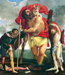St Christopher Between Saints Rocco and Sebastian