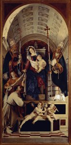 The Virgin and Child with Saint Dominica, Saint Gregory, and Saint Urban