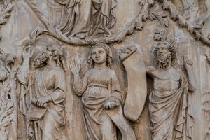 Prophets (detail) by Lorenzo Maitani