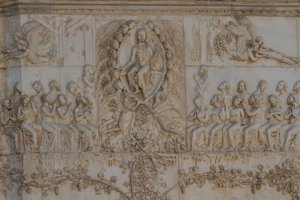 Scenes of Last Judgment (detail) by Lorenzo Maitani