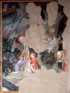 The meeting between Mary and Jesus with St John the Baptist as a child (detail)
