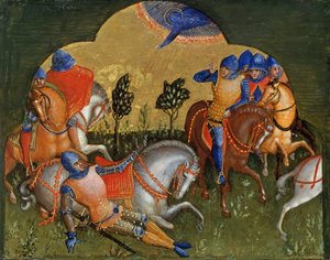 The Conversion of Paul Predella Panel by Lorenzo Veneziano