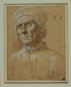 Bust of an Old Man with Round Cap