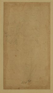 Draped Figure Walking Towards the Right: Angel of the Annunciation?