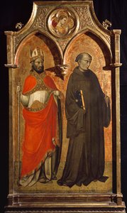 Saint Nicholas of Bari and Saint Francis of Assisi by Lorenzo di Niccolo Gerini