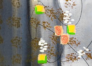 Abstract Geometric Swirls by Lori Ann Folz