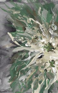 Green Floral Abstract by Lori Ann Folz