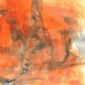Orange Fluid Abstract