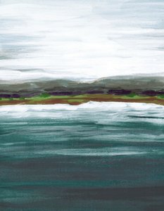Serene Lake Horizon by Lori Ann Folz