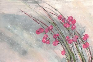 Snowy Pink Berries