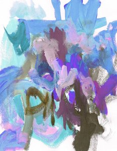 Vibrant Abstract Brushstrokes