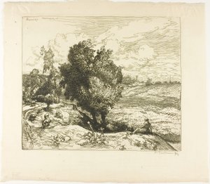 July in Picardy by Louis Auguste Lepère