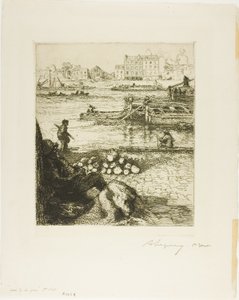 Public Wharf, Quai de la Gare by Louis Auguste Lepère