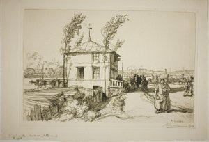 Tavern on the Way to Billancourt by Louis Auguste Lepère