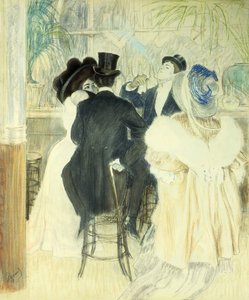 Figures in a Cafe
