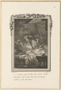 Famine by the Order of Ceres Spreads Its Venom on Eresicthon While He Sleeps