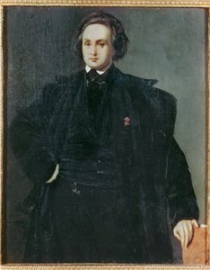 Poet Victor Hugo as a Young Man