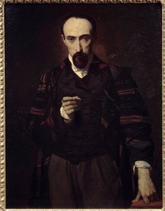 Portrait of Achille Deveria, painter and engraver by Louis Boulanger