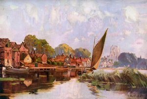 On the River at Beccles, Suffolk