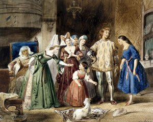 Esmeralda at Madame de Gondelaurier, The Hunchback of Notre-Dame by Victor Hugo
