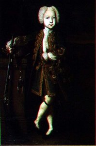 Portrait of a Boy with a Gun by Louis Caravaque