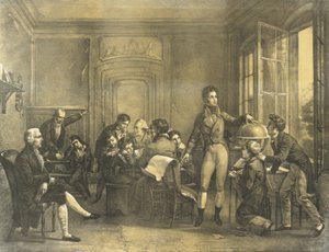 Louis-Philippe Teaching Geography at the College of Reichenau, pub. 1820