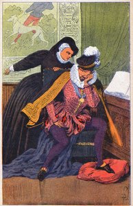Catherine de Medicis and her son Charles IX
