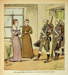 The Young Daughters of Verdun and the Soldiers of the Army of Conde